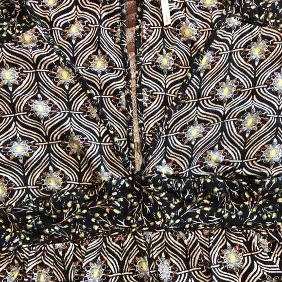 FREE PEOPLE TUNIC ROLLING HILLS BELL SLEEVE - Picture 5 of 12